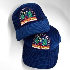 Polo Ralph Lauren Navy Corduroy Ski Club Hat RL & CO.